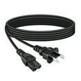 thumbnail image 1 of Aprelco 6ft AC Polarized Power Cord Cable Lead Compatible with IEC C7 Polarized to NEMA 1-15P, 1 of 4