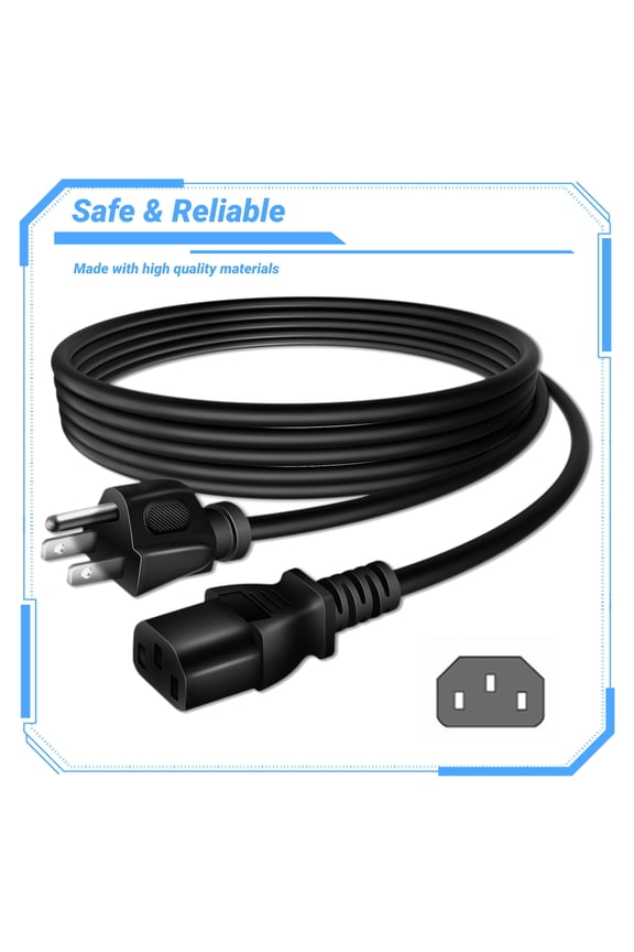 AC Power Cord Cable Compatible with Dell UltraSharp U3219Q U3419W U2719DC U2419HX Monitor