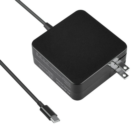 Aprelco Black 65W USB Type-C AC Adapter Charger Compatible with Lenovo Ideapad Yoga C630-13Q50 Type 81JL