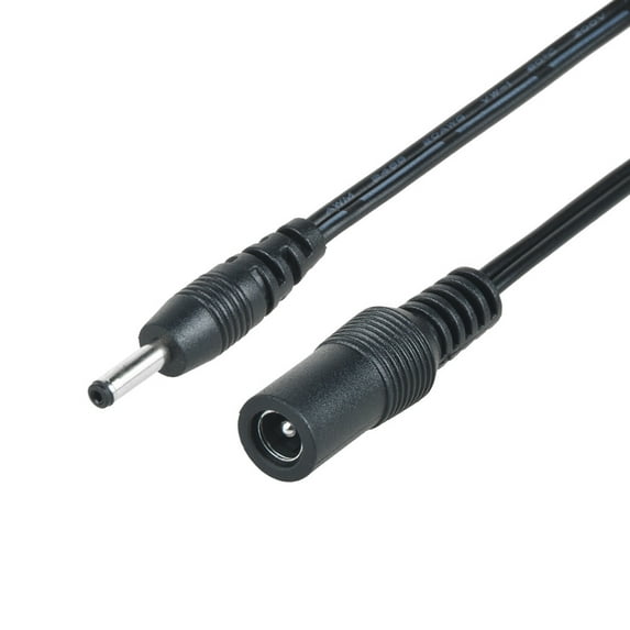 Aprelco CCTV DC Power Adapter Cable 5.5x2.1mm Female Jack Socket to 3.0x1.0mm Male Plug