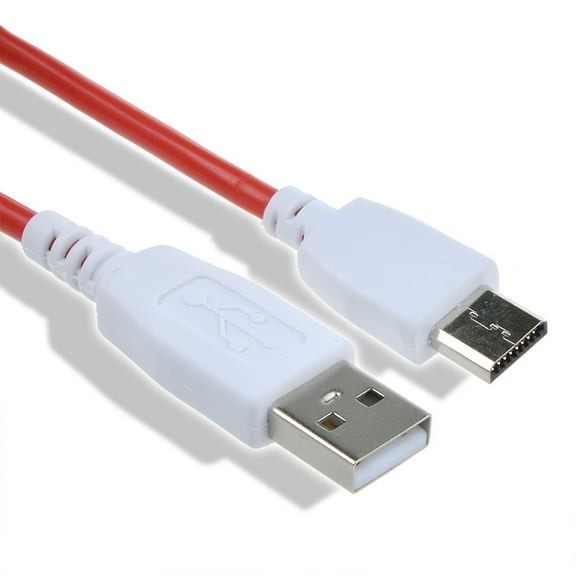 Aprelco Generic Red USB Charging Cable Compatible with Nabi Fuhu XD JR Kid HD Tablet 2S Dream Elev8