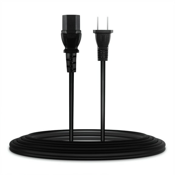 Aprelco UL Listed 6.6ft 2-Prong Power Cord Cable Lead Compatible with Yamaha RX-V1400 RX-V3800 RX-V2500 receivers