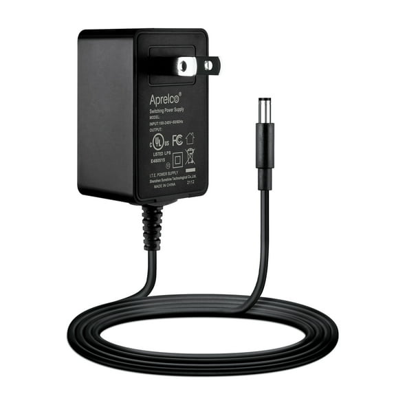 Aprelco UL Listed AC-DC Adapter Charger Replacement for DMX DJ LC-512X 2.4G Wireless DMX512 System Transmitter Switching Transformer Power Supply Cord Mains PSU AC110-240V