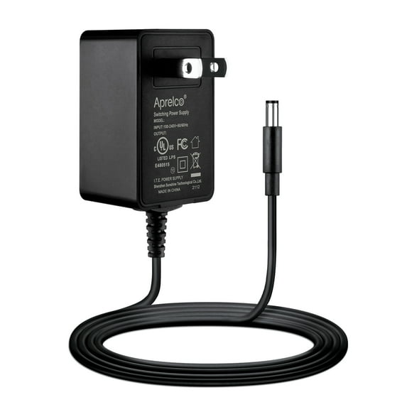 Aprelco UL Listed AC-DC Adapter Charger Replacement for Pedal Ibanez AC109 Regulated Switching Transformer Power Supply Cord Mains PSU AC110-240V