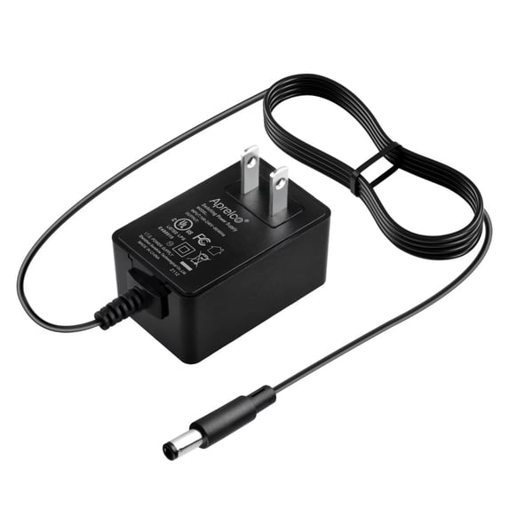 Aprelco UL Listed AC / DC Adapter Compatible with Yamaha PSS-102 PSS130 PSS-130 PSS170 PSS-170 PSS-185 PSS-190 PSS-370 PSS-270 Personal Keyboard Piano 12V DC Power Supply Cord Cable Charger