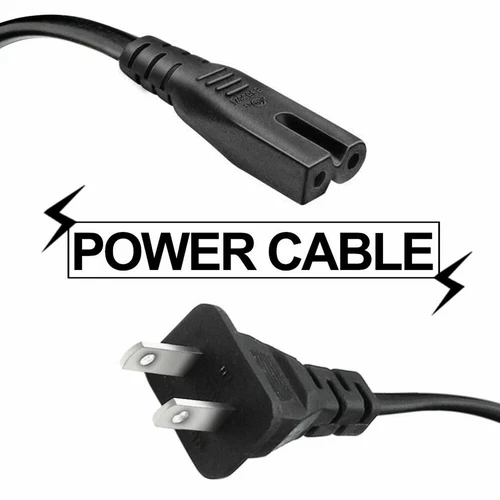 Solid 2-Prong AC Power Cord For Yamaha Keyboards - Perfect Replacement For PS-6100 & DX5 Models