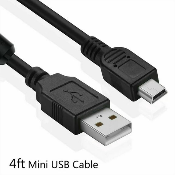 Aprelco Usb 2.0 A Male To B Mini 5 Pin Data Charging Cable Cord Sync Data Cables