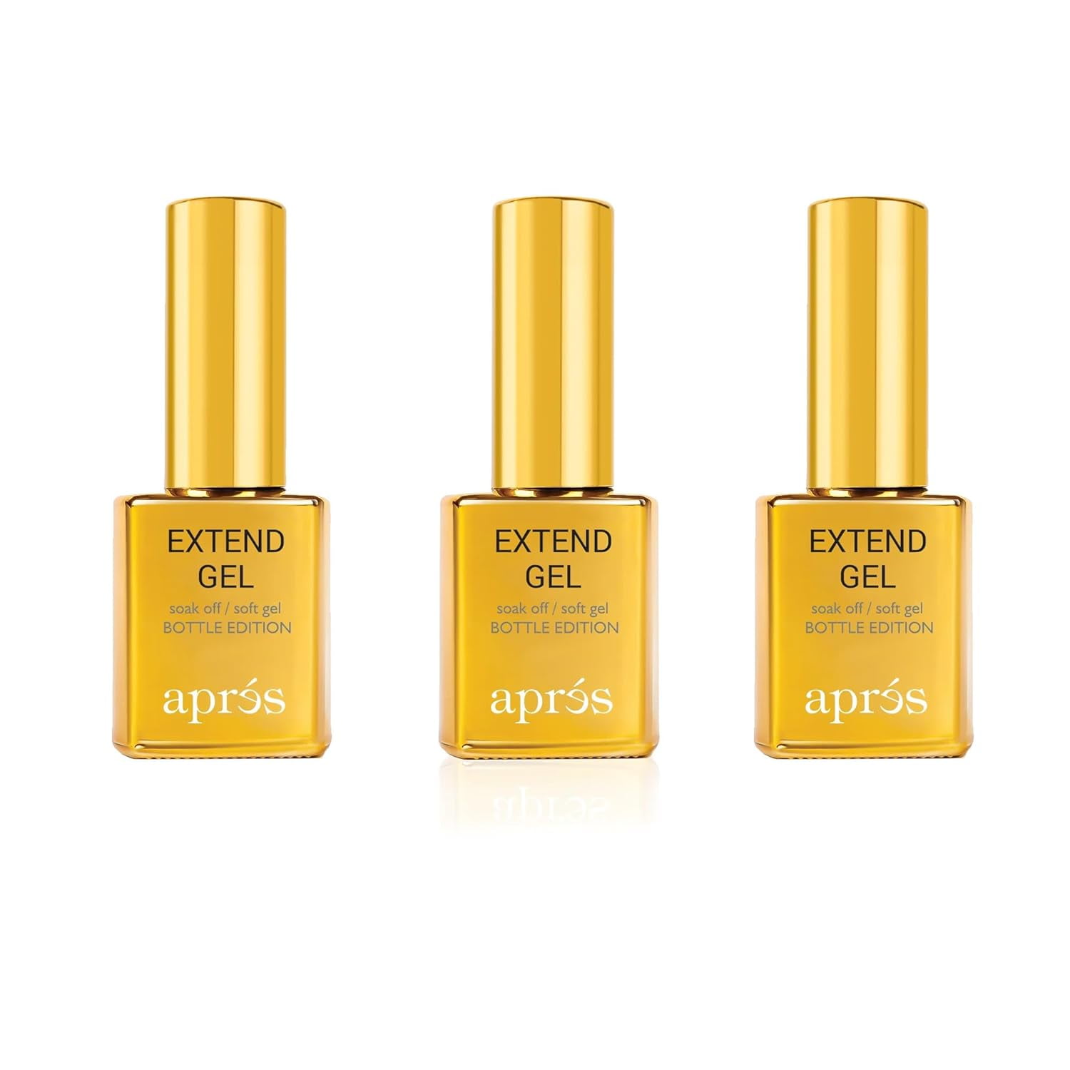 Apres Extend Gel in Bottle Edition - 15ml / 0.5 oz(Pack of 3)
