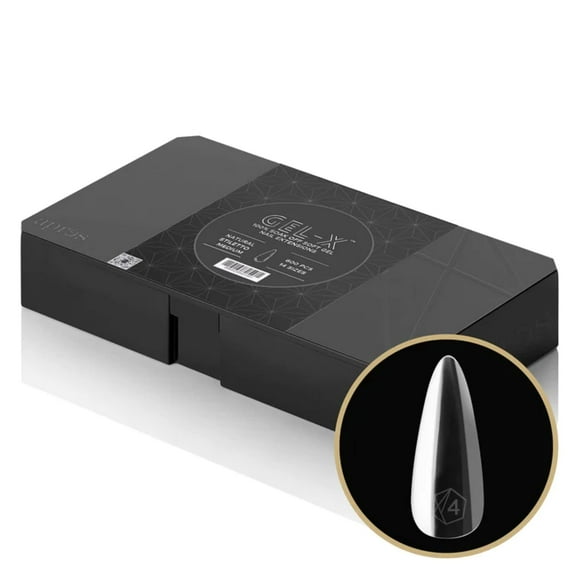 Apres Gel-X Nail Extensions Natural Stiletto Medium Tips 14 sizes | 600 Pcs