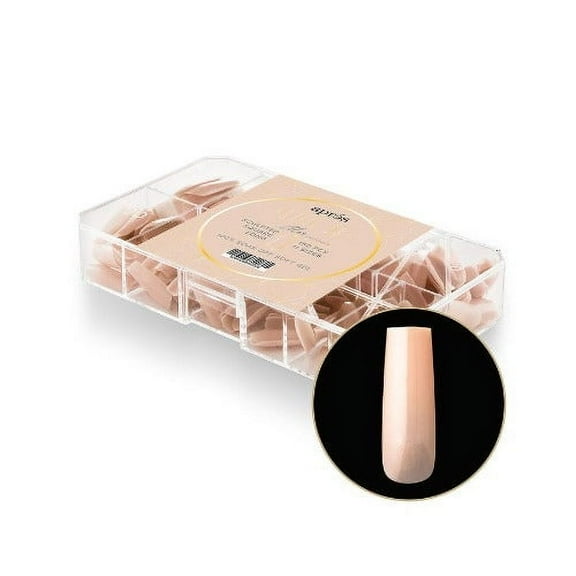 Apres Gel-X Neutrals Alex Sculpted Tips 150pc - Long Square