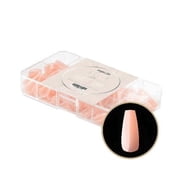 Apres Nail Neutrals Gel-X Natural Coffin Tips 150pc   Chloe, Medium