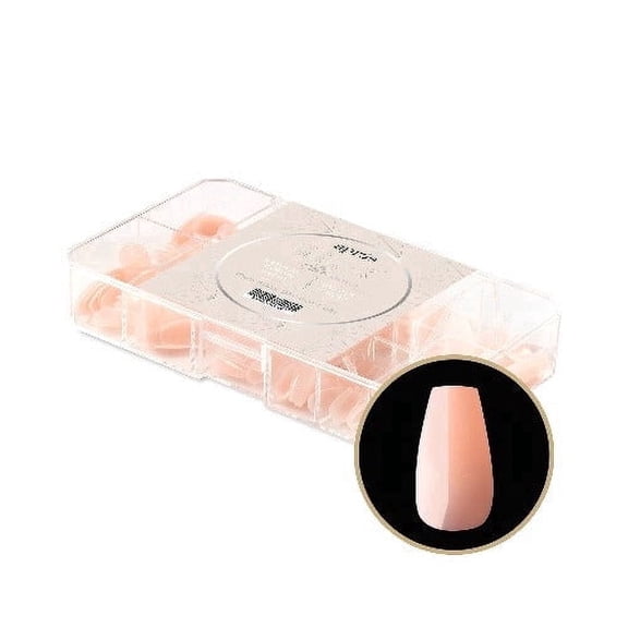 Apres Nail Neutrals Gel-X Natural Coffin Tips 150pc – Chloe, Short