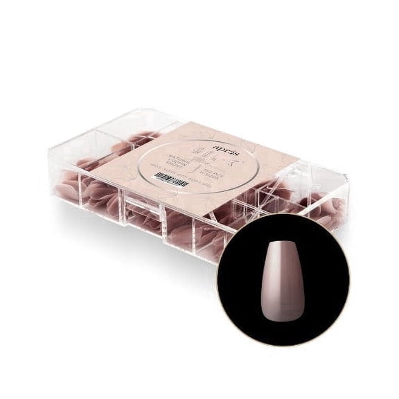 Apres Nail Neutrals Gel-X Natural Coffin Tips 150pc – Mia, Short