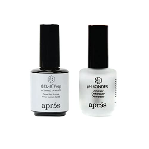 Apres Gel X Prep Acid Free Tip Primer 15 ml pH Bonder Dehydrator 15 ml
