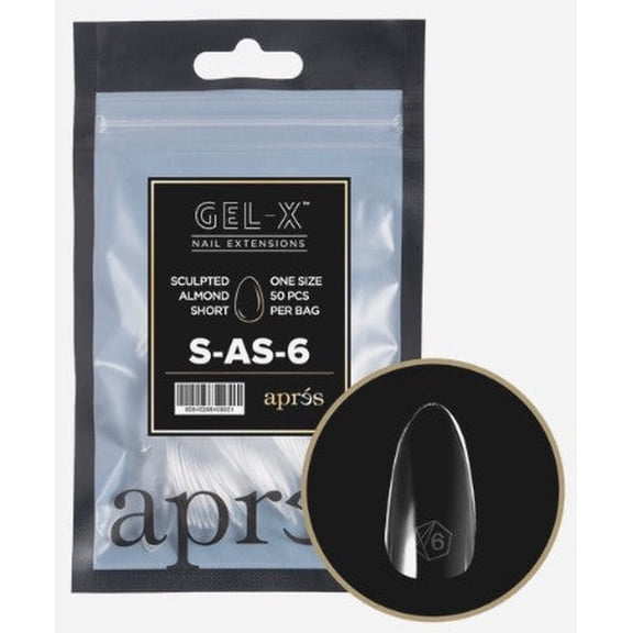 Apres Refill Tips 2.0 - Sculpted Almond Short #6