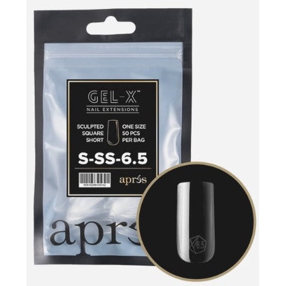 Apres Refill Tips 2.0 - Sculpted Square Short #6.5