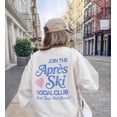thumbnail image 1 of Apres Ski Social Club Sweatshirt | Preppy Winter Crewneck, 1 of 5