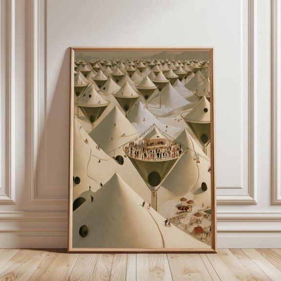 Apres Skiing Cocktail Poster, Vintage Bar, Kitchen, Dining Room And Gallery Wall Decor