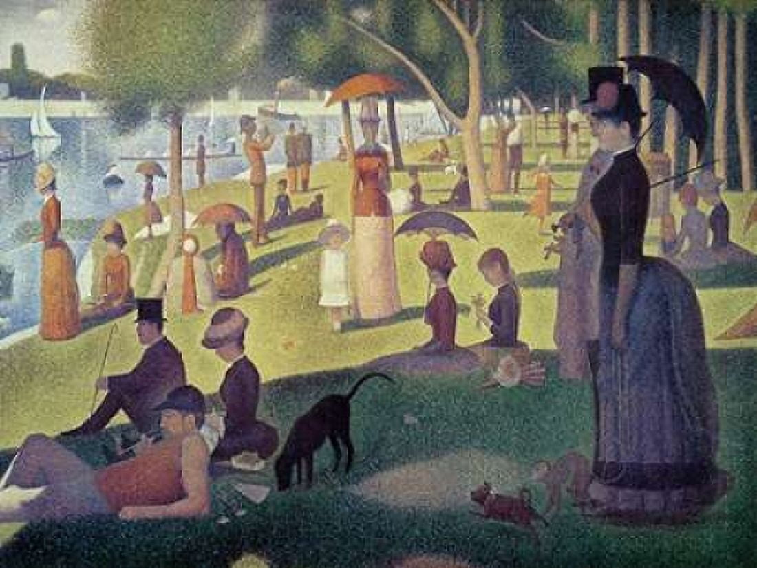 Apres-midi a l le de La Grande Jatte Canvas Art - Georges Seurat (22 x 28)