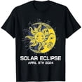 thumbnail image 1 of Apri 8th 2024 - Total Solar Eclipse 2024 T-Shirt, 1 of 5
