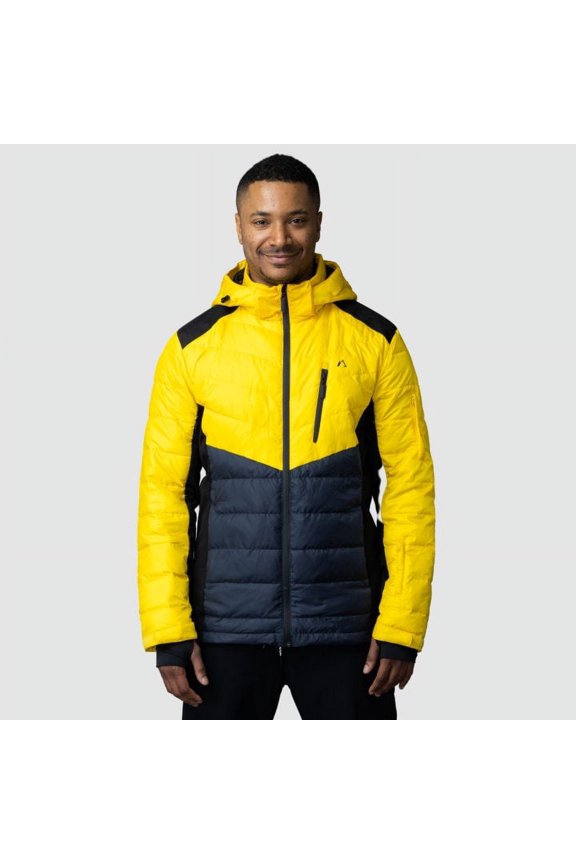 Down Jacket - Men - XL / Combo Yellow