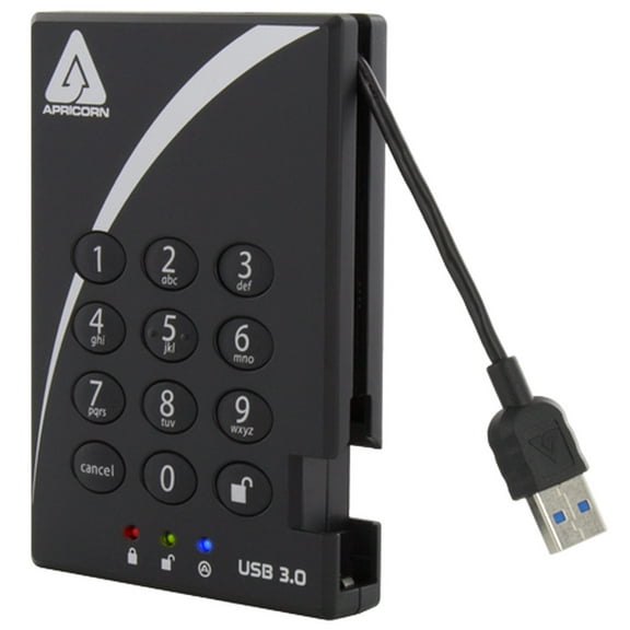Apricorn 1TB SSD Aegis Padlock 3.0