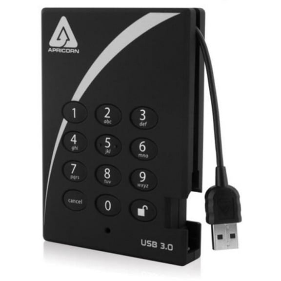 Apricorn  2 TB AES-xts Padlock Secure USB 3.0