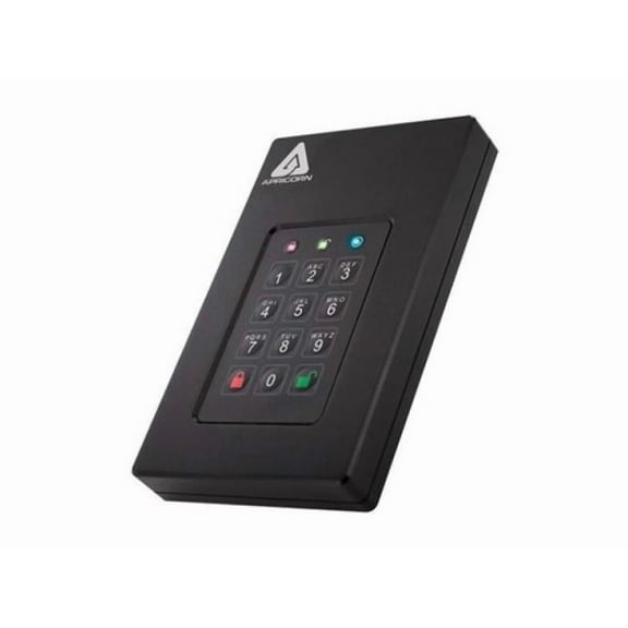 Apricorn Aegis Fortress 5 TB Hard Drive - External - USB 3.0