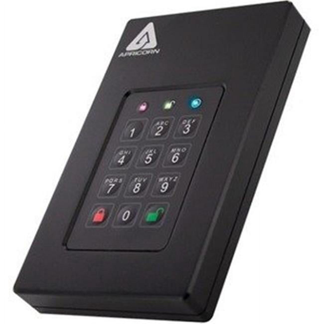 Apricorn Aegis Fortress 512 GB Solid State Drive - External - USB 3.0