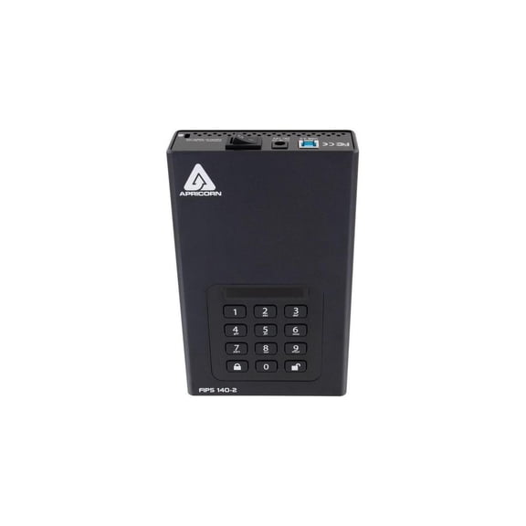 Apricorn Aegis Padlock 18 TB FIPS 256-BIT AES External Hard Drive ADT3PL256F18TB