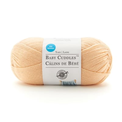 Loops & Threads Apricot Baby Cuddles Yarn - Light Weight Yarn for Knitting, Crochet, Weaving, Arts & Crafts, 15 Pack