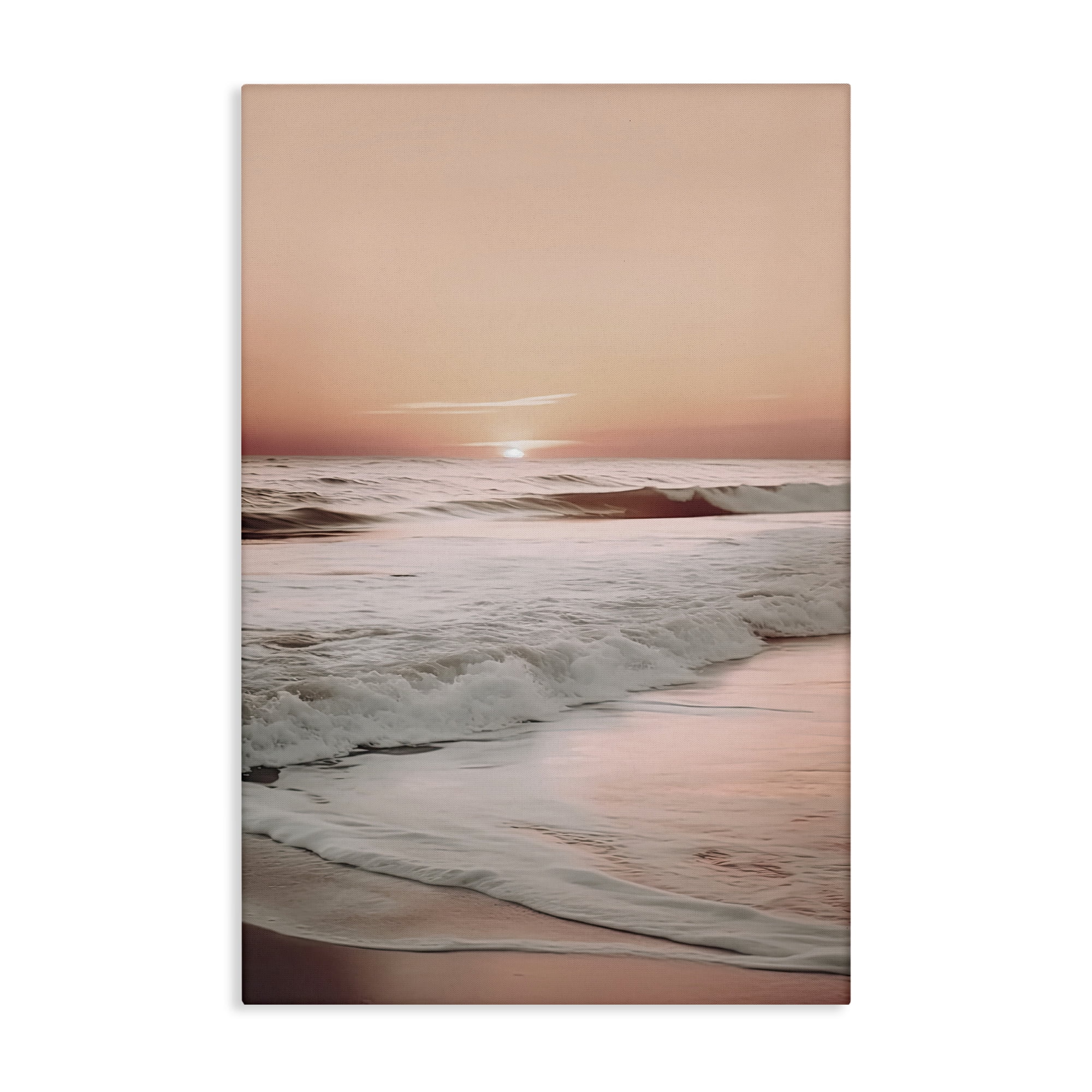 Apricot Beach View Canvas Wall Art, design by Decent Exposures