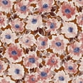 thumbnail image 1 of Apricot Buff Peach Floral Pattern Printed on Poly Moroccan Fabric, DIY Projects by the Yard - PRINT FABRIC, 1 of 2