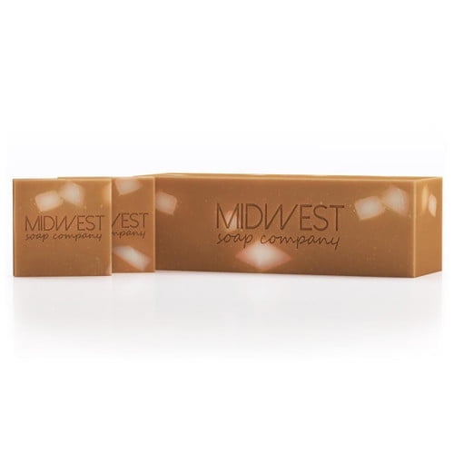 Handmade Apricot Chamomile Artisan Soap - Loaf (Pre-Cut to 9 Bars)