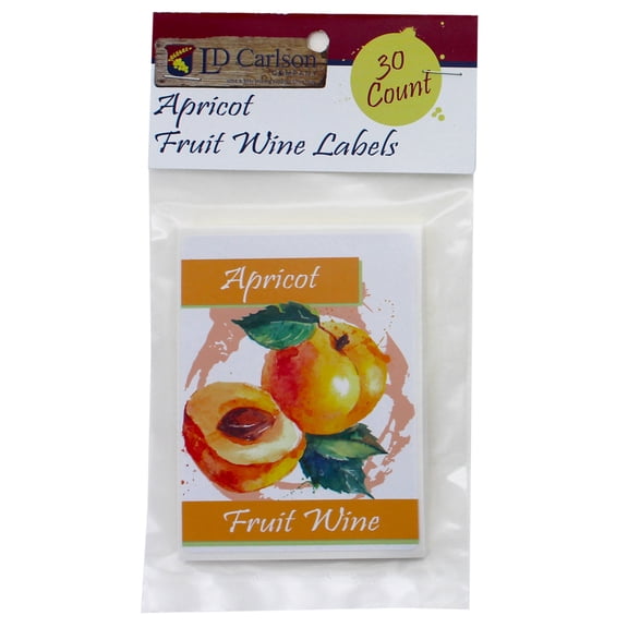 Apricot Fruit Wine Labels