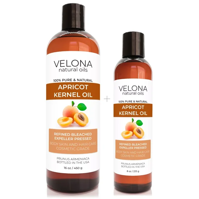 Apricot Kernel Oil 2oz7lb REFINED NATURAL CARRIER Expeller Pressed