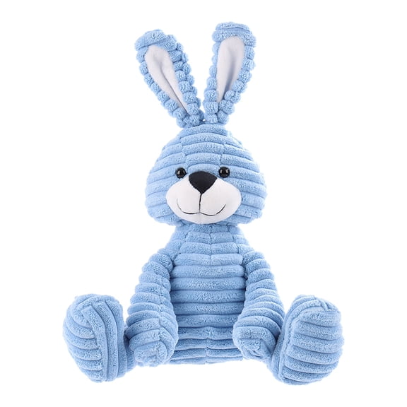 Apricot Lamb Blue Corduroy Bunny Stuffed Animals for Kids 9.1 Inches