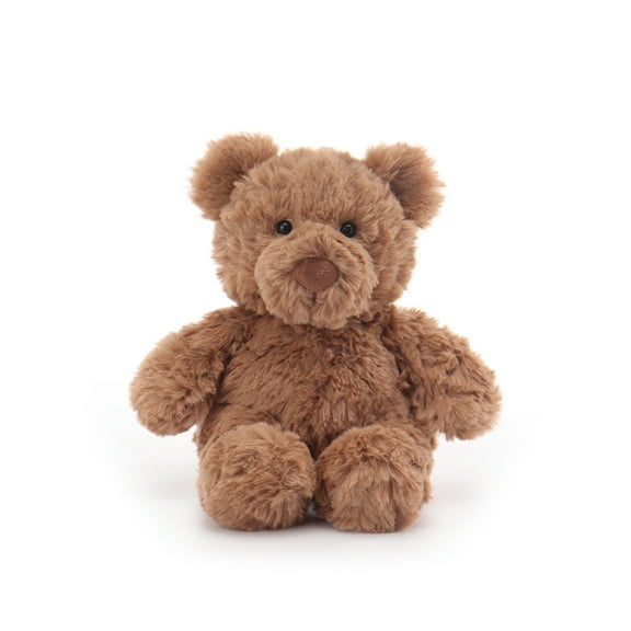 Apricot Lamb Coffee Bear Plush Toy for Kids 7 Inches