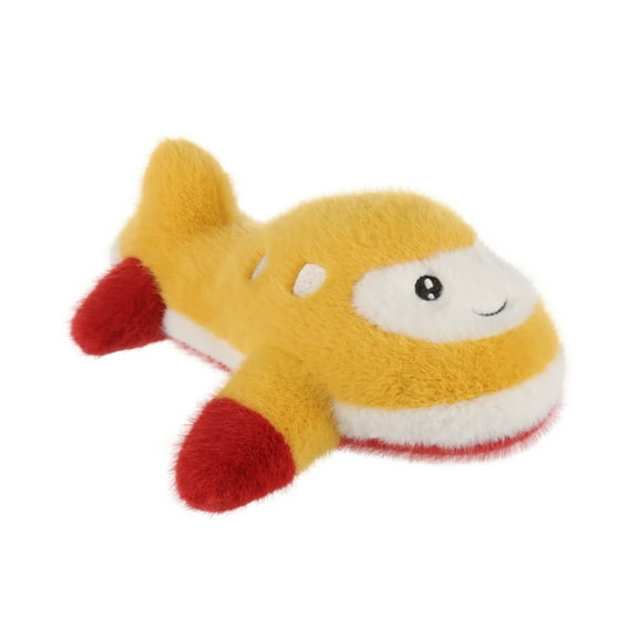 Apricot Lamb Happy Airplane Plush Toy for Kids 8.5 Inches