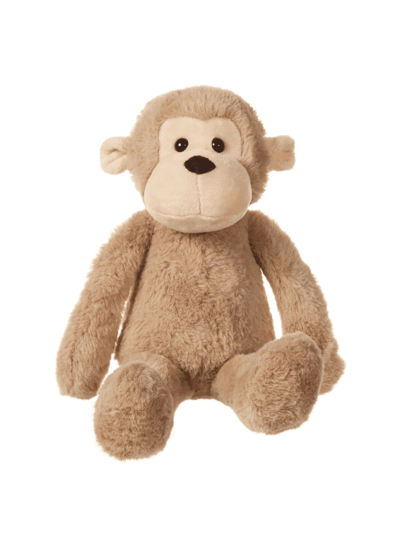 Light Brown Monkey M Stuffed Animals for Kids 11.8 Inches