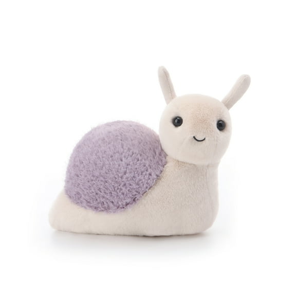 Apricot Lamb Purple Lazy Snail Plush Toy for Kids 6 Inches