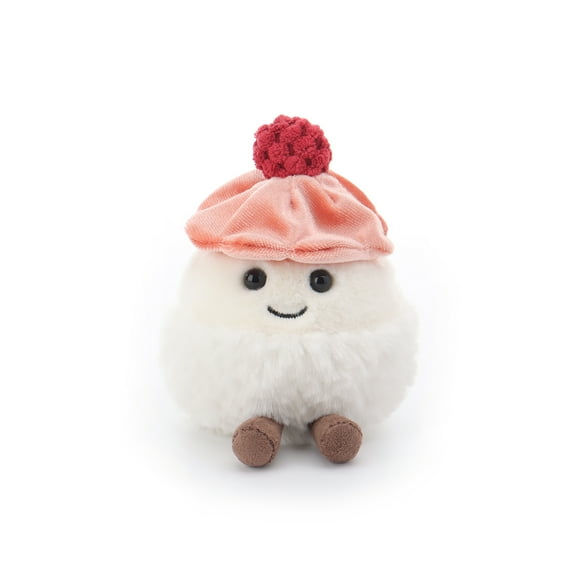 Apricot Lamb Raspberry Mochi Plush Toy for Kids 4.3 Inches