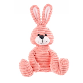 Apricot Lamb Red Corduroy Bunny Stuffed Animals for Kids 9.1 Inches