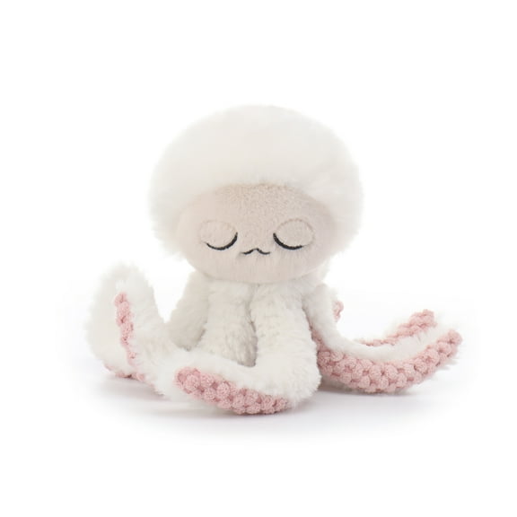 Apricot Lamb Sleepy Octopus Plush Toy for Kids 5.1 Inches