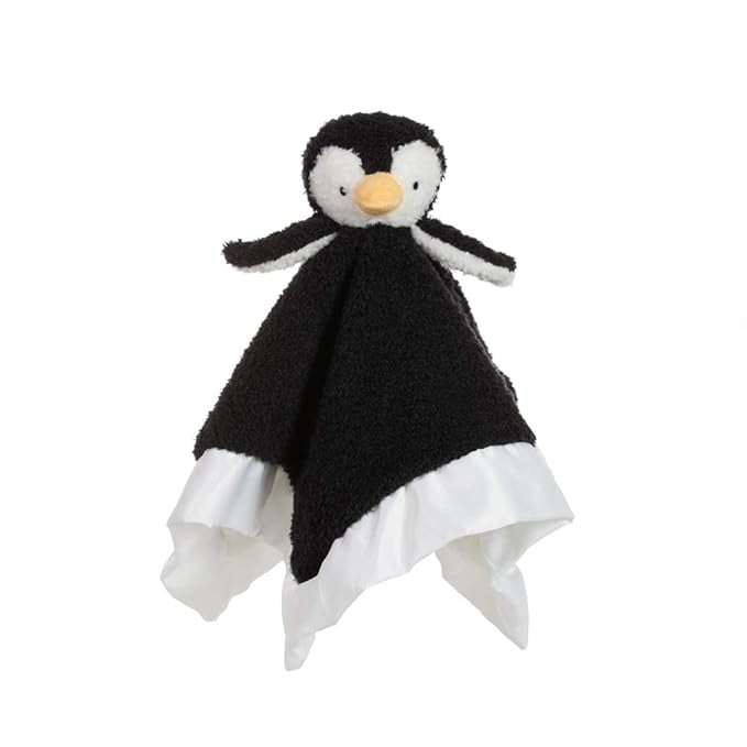Apricot Lamb Stuffed Animals Soft Security Blanket Black Penguin Infant Nursery Character Blanket Luxury Snuggler Plush Black Penguin 14 Inches Walmart