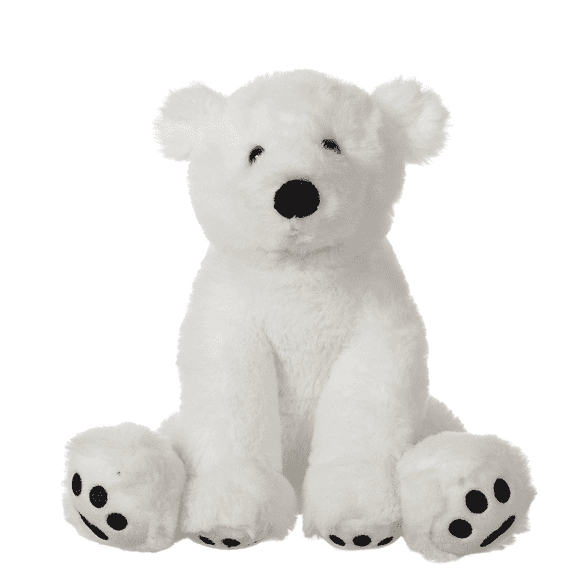Apricot Lamb White Polar Bear M Stuffed Animals for Kids 11.8 Inches