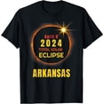 thumbnail image 1 of April 8, 2024 Total Solar Eclipse T-shirt ARKANSAS Eclipse T-Shirt, 1 of 3