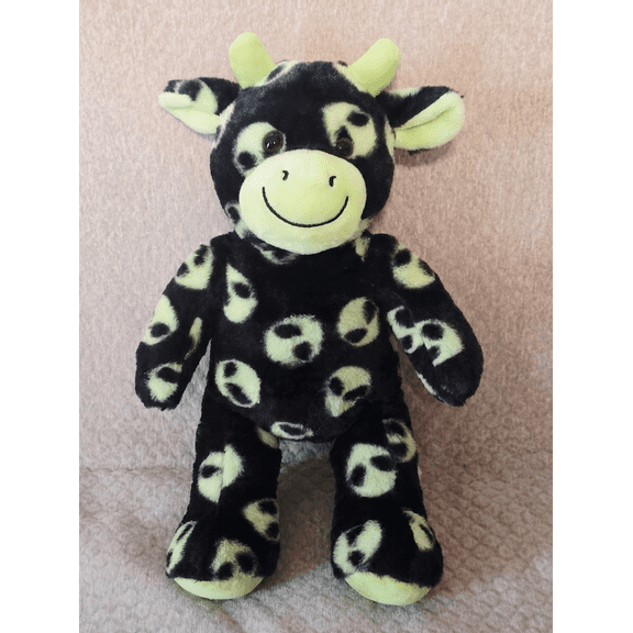 April Fools Alien Cow Ultra-Soft Plush With Rare Double Eye Patch