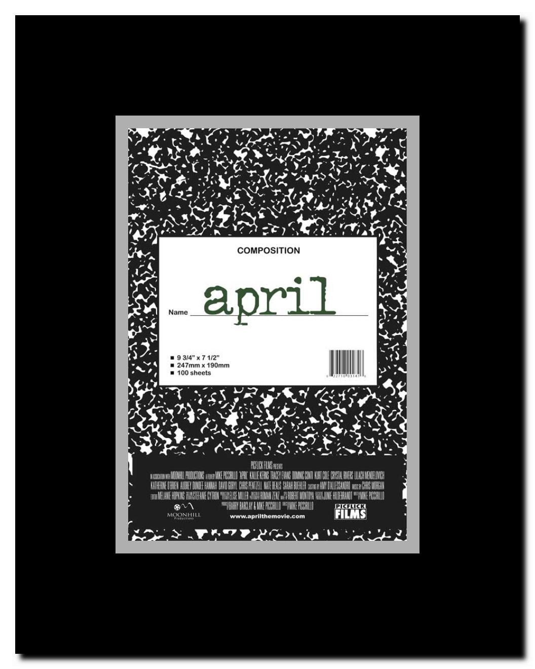 April Framed Movie Poster