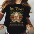 thumbnail image 1 of April Girl The Soul of a Witch The Fire of A Lioness The Heart - Hippie Shirt, Hippie Soul Shirt, Peace Shirt, Peace Love, Hippie Life, 1 of 2